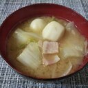 里芋と白菜のとろーりお味噌汁